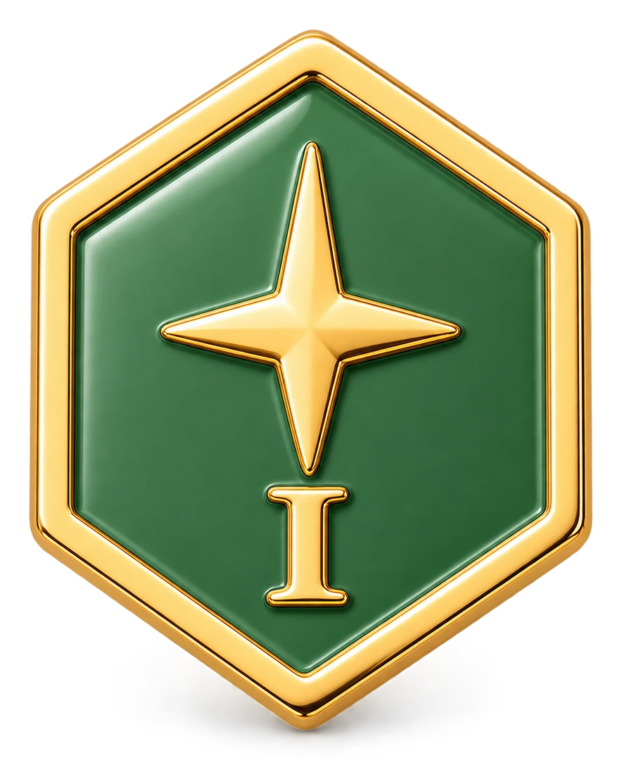 Illustrative Level I recognition pin