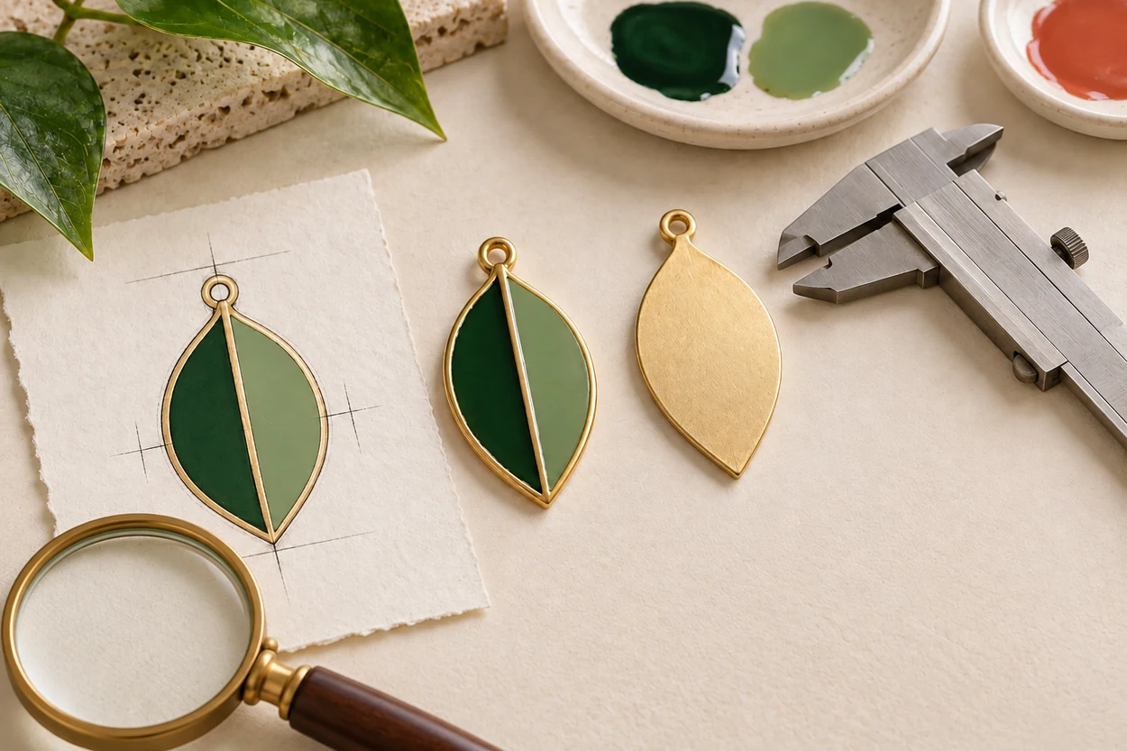 Illustrative leaf enamel product: review against the reference