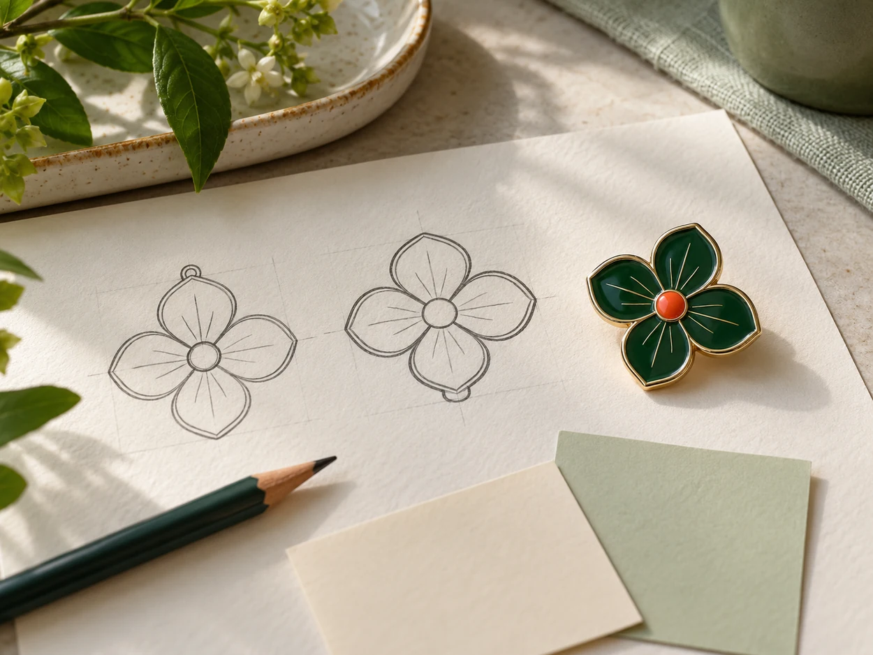 Illustrative project materials: artwork & sample review