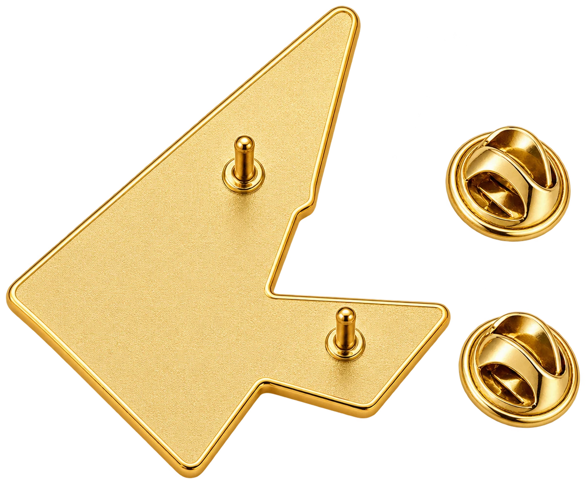 Matching illustrative reverse with two posts and separate fittings